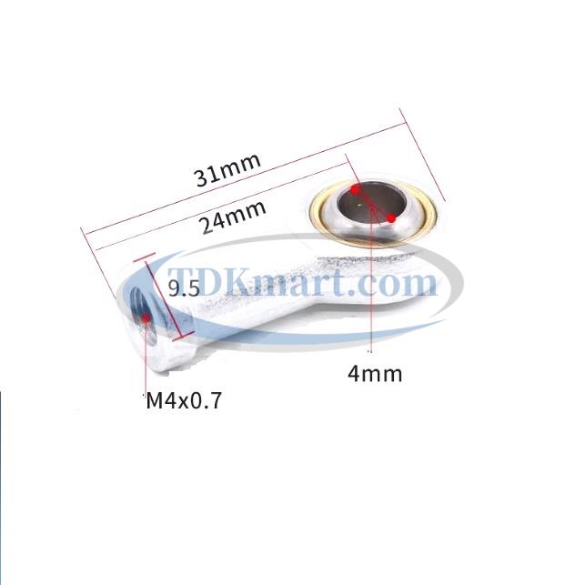 Đầu nối với ty xi lanh khí nén mắc trâu SI