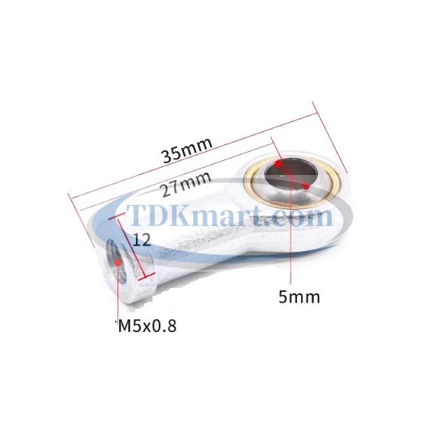 Đầu nối với ty xi lanh khí nén mắc trâu SI