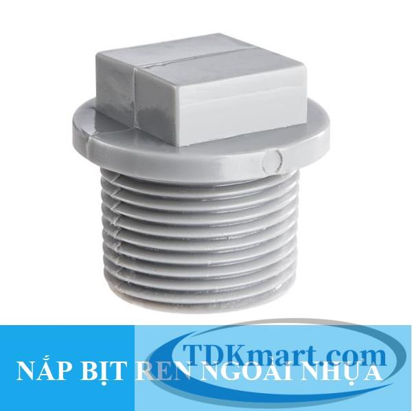Giá nắp bịt ren ngoài nhựa uPVC