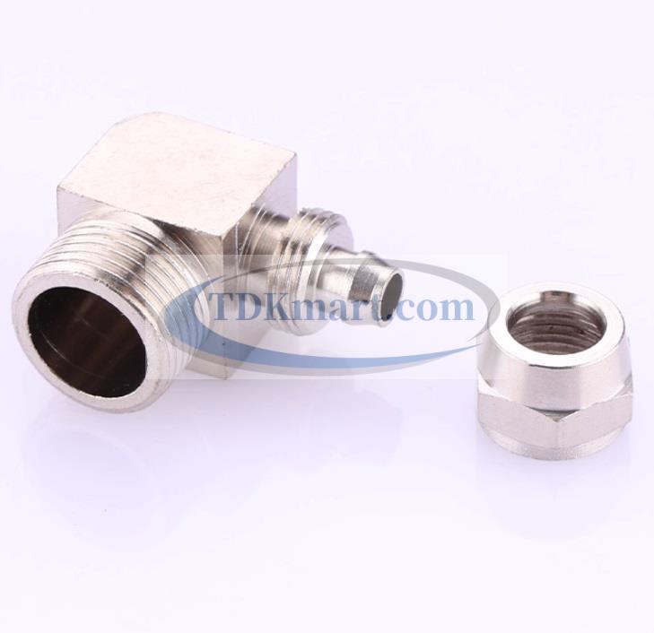 Co nối ren ngoài siết ống dùng cho ống hơi trong hệ thống khí nén