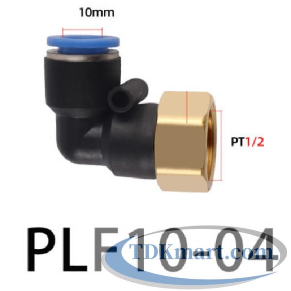 Co nối nhanh khí nén ống 10- Ren trong 1/2  (=20mm)