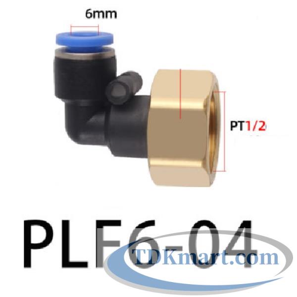 Co nối nhanh khí nén ống 6- Ren trong 1/2  (=20mm)