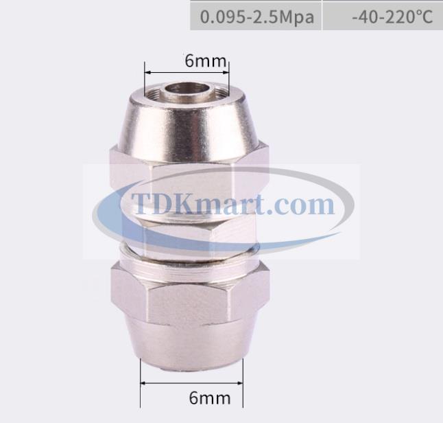 đầu nối ống khí nén dạng thẳng