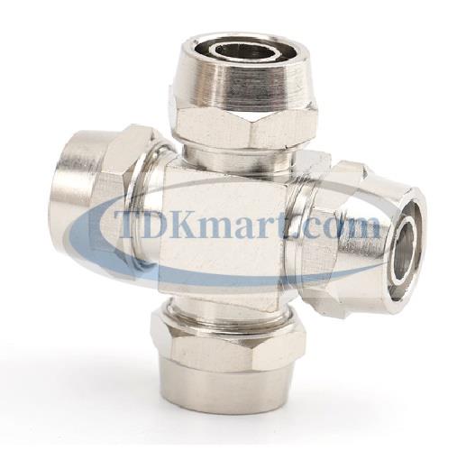 Đầu nối ngã tư có 4 đầu siết ống
