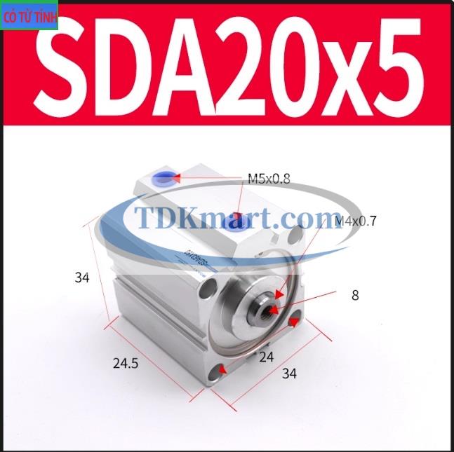 Xylanh khí nén Compact SDA20
