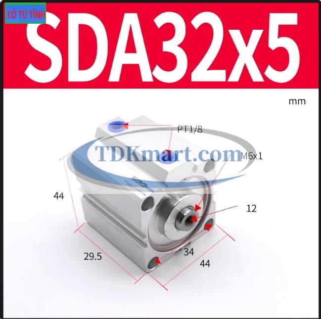 Xylanh khí nén Compact SDA32