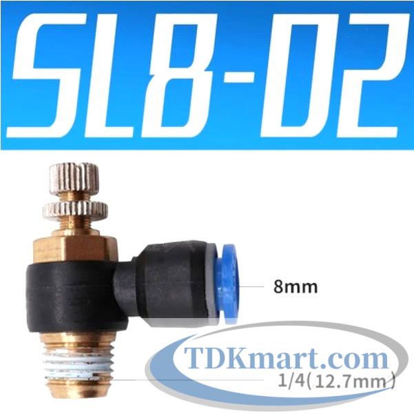 Van tiết lưu ống 8 mm Ren Ngoài 12.7mm = 1/4″