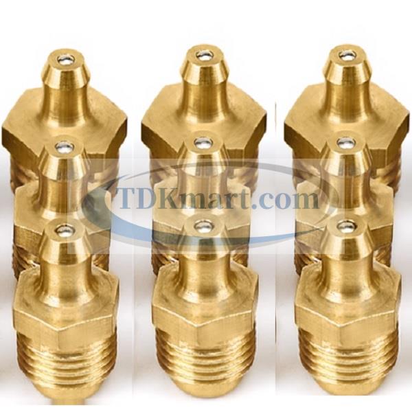 Vú bơm mỡ ren NPT