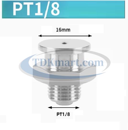 Vú mỡ nút Inox 304 PT1/8-28 (16)