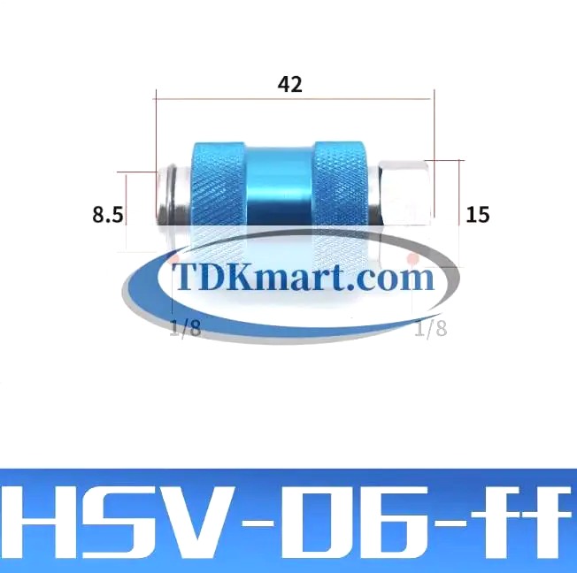 van trượt khí nén HSV06ff dùng cho hệ thống khí mini