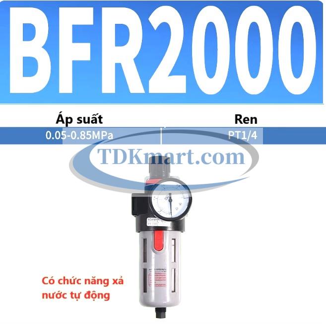 Bộ lọc điều áp khí nén xả tự động BFR2000-A