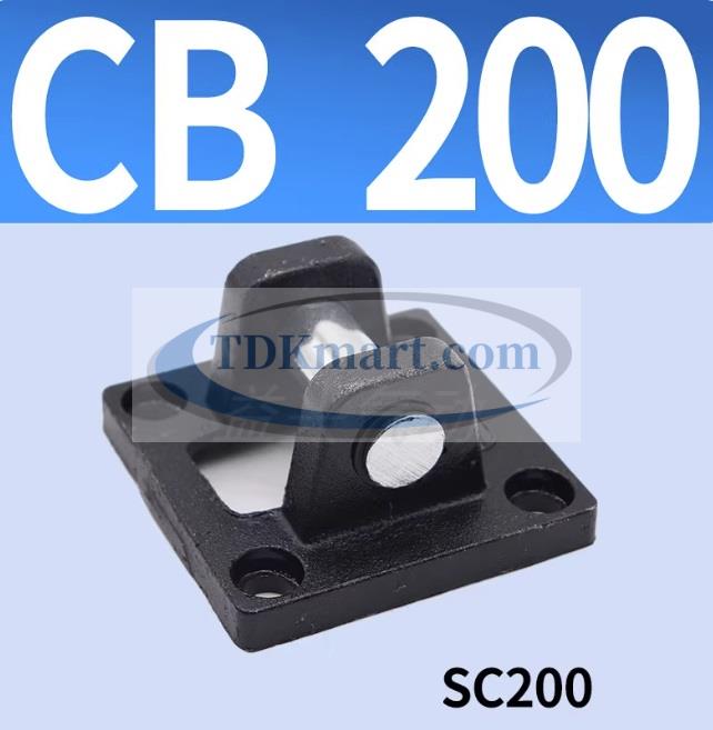 Đế xi lanh khí nén 2 tai CB200