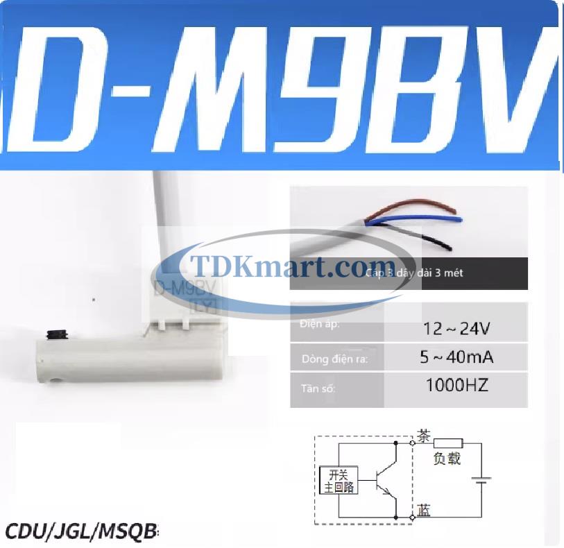 Cảm biến từ xi lanh khí nén D-M9BV