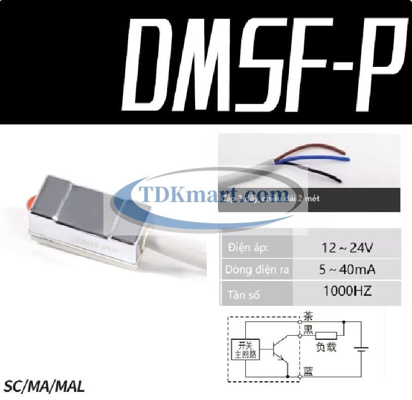 Cảm biến từ xi lanh khí nén DMSF-P