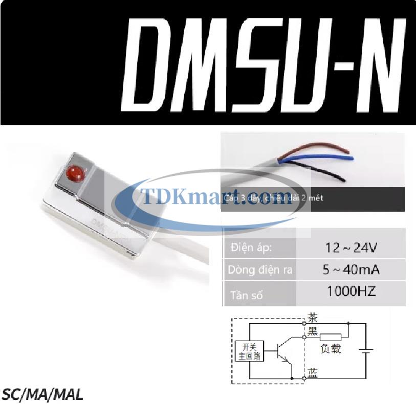 Cảm biến từ xi lanh khí nén DMSU-N