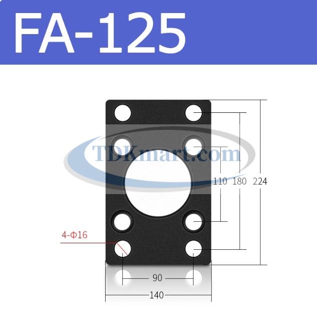 Đế xi lanh khí nén FA125