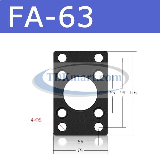 Đế xi lanh khí nén FA63