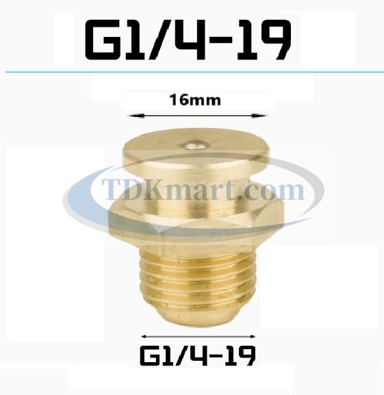 Vú mỡ nút Inox 304 G1/4-19 (16)