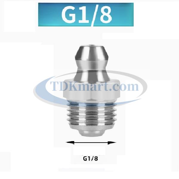 Vú mỡ Inox G1/8-28 thẳng