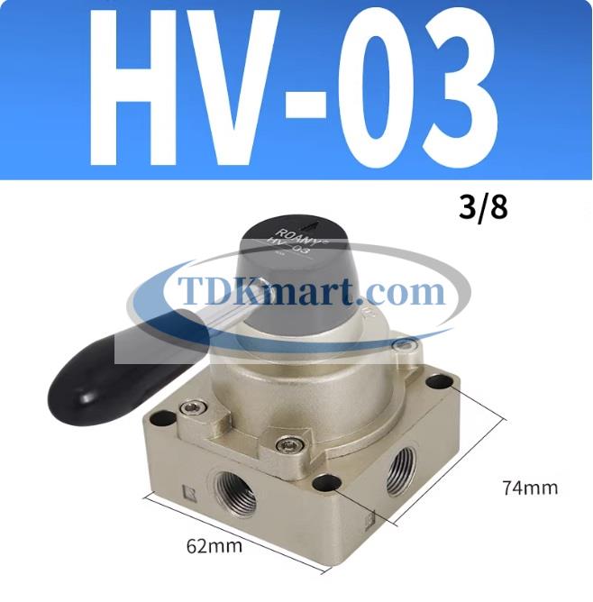 Van gạt tay khí nén HV-03