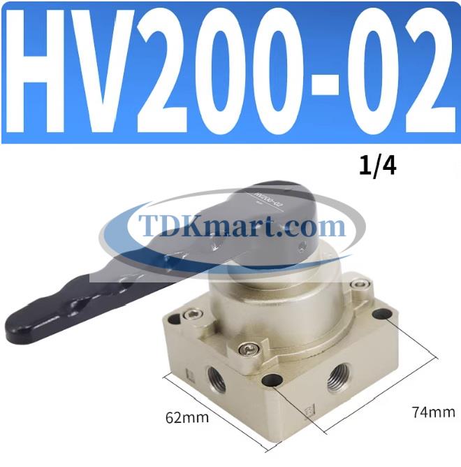 Van gạt tay khí nén HV200-02