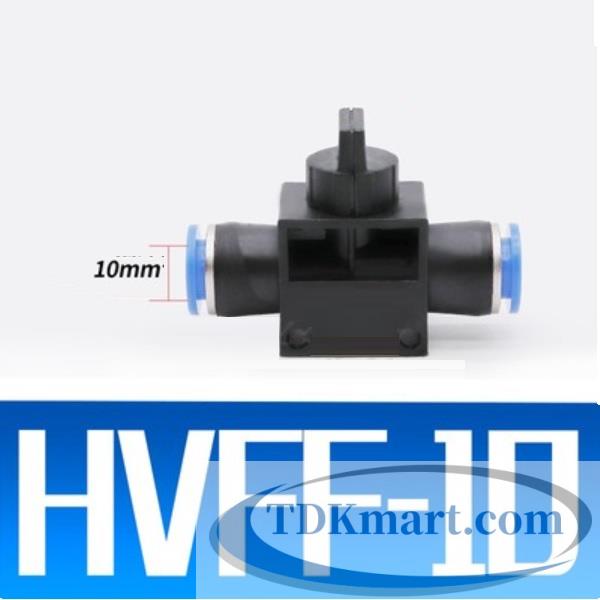 Van khóa khí nén HVFF-10 có 2 đầu ghim ống phi 10 mm