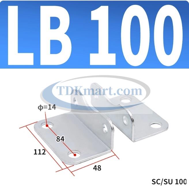 Giá đỡ xi lanh khí nén LB100