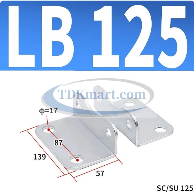 Giá đỡ xi lanh khí nén LB125