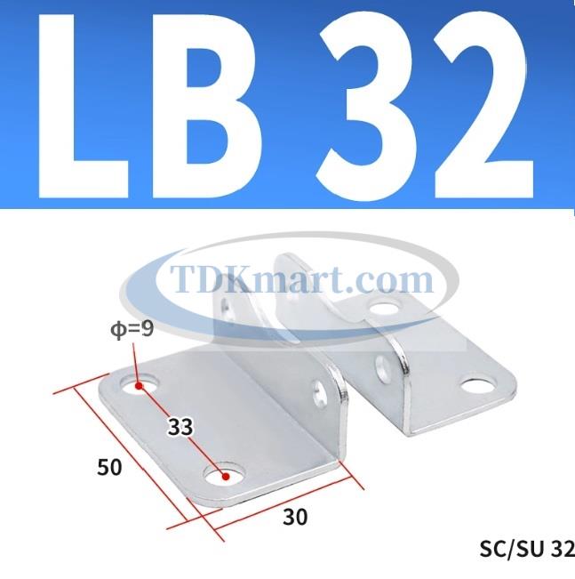 Giá đỡ xi lanh khí nén LB32