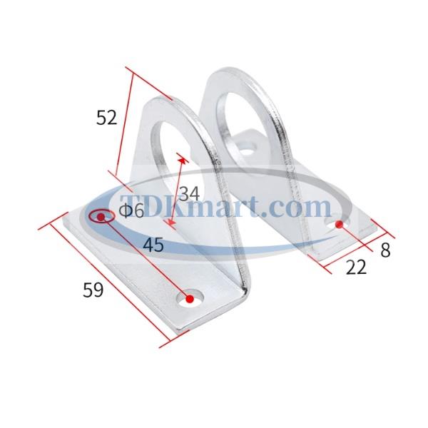 Giá đỡ xi lanh khí nén MLB-32