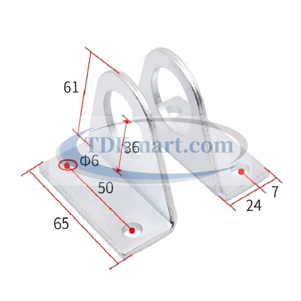 Giá đỡ xi lanh khí nén MLB-40