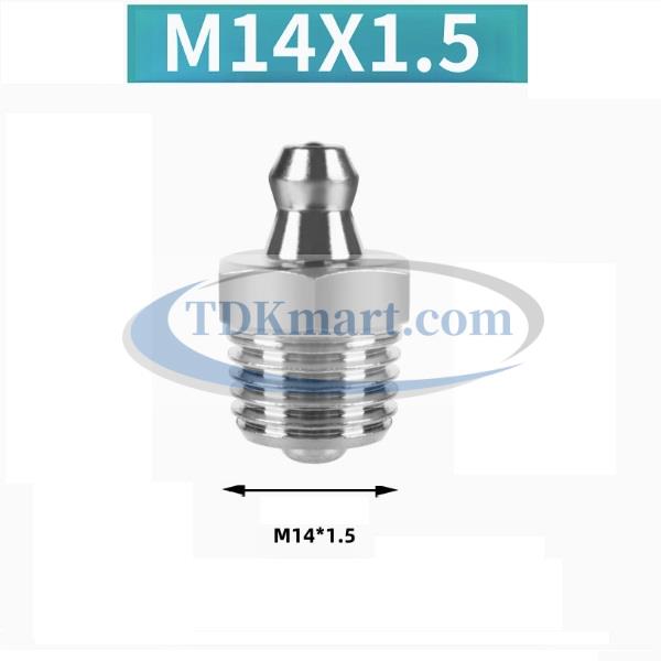 Vú mỡ Inox 304 M14x1.5 thẳng