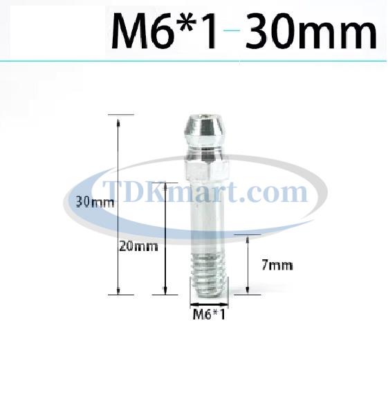 Vú mỡ dài M6x1-30
