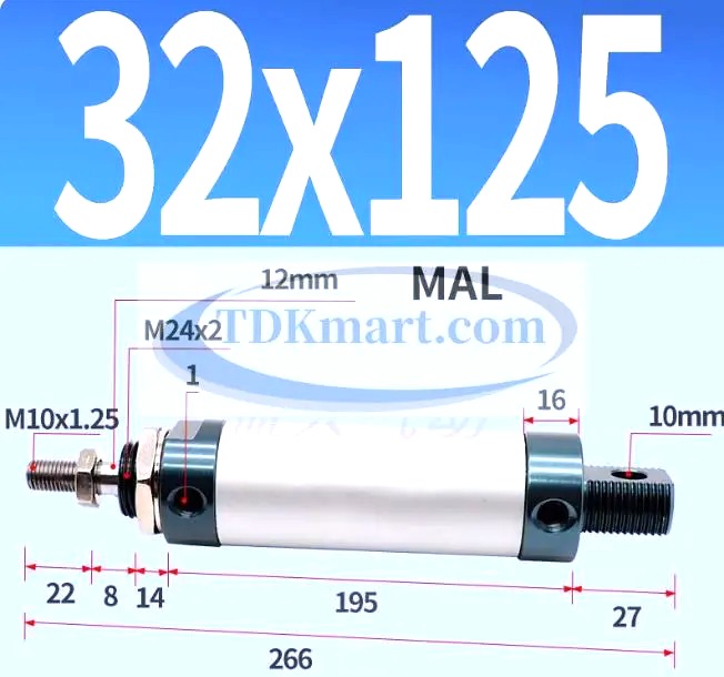 Xi lanh khí nén MAL32X125