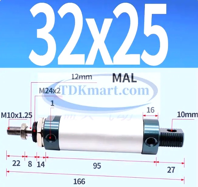 Xi lanh khí nén MAL32X25