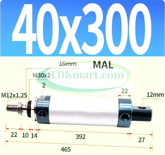 Xi lanh khí nén MAL40X300