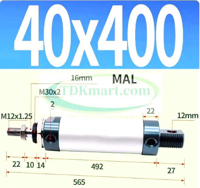 Xi lanh khí nén MAL40X400