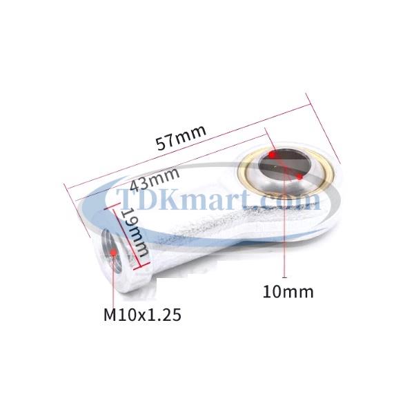 Đầu nối xi lanh khí nén mắc trâu SI10-1TK