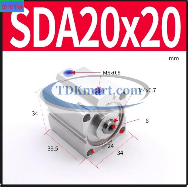 Xi lanh khí nén SDA20X20-S