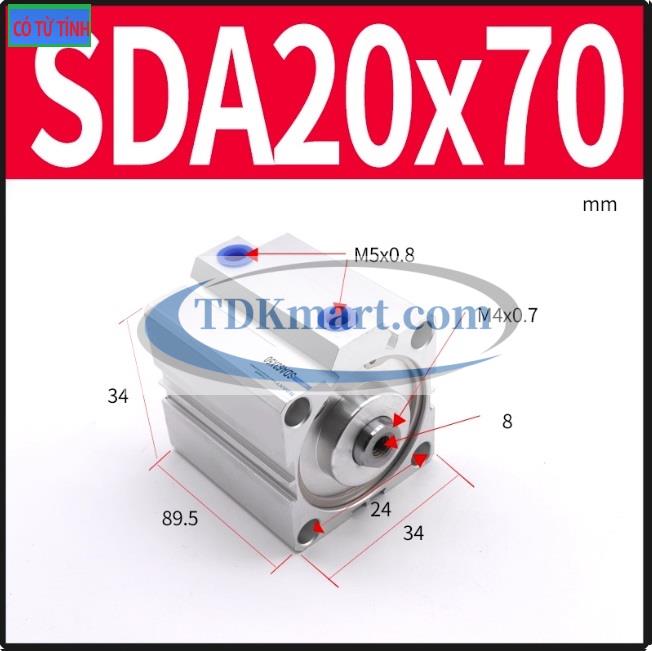 Xi lanh khí nén SDA20X70-S