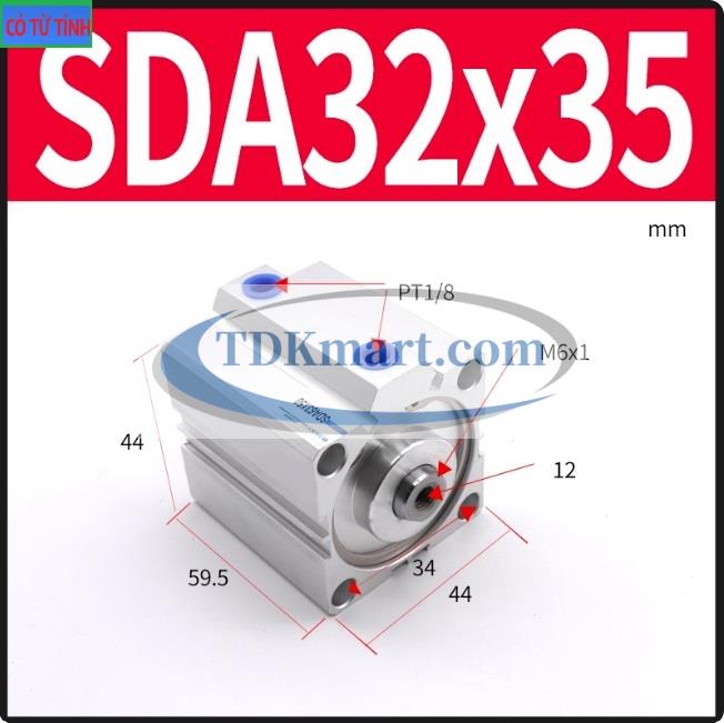 Xi lanh khí nén SDA32X35-S