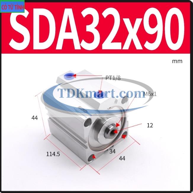 Xi lanh khí nén SDA32X90-S