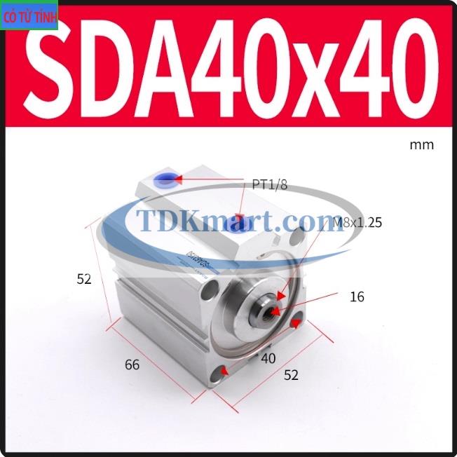 Xi lanh khí nén SDA40X40-S