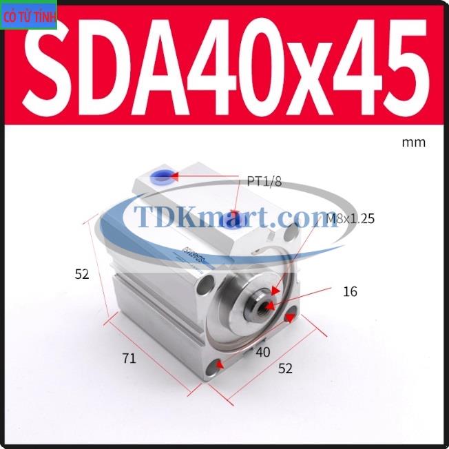 Xi lanh khí nén SDA40X45-S