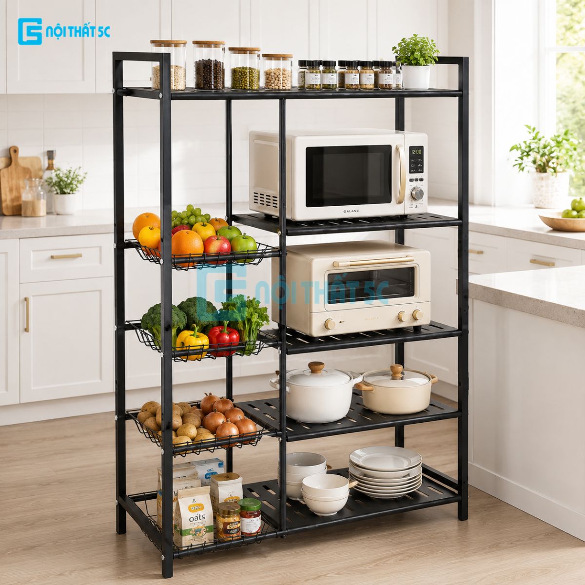 Hướng dẫn lắp đặt kệ đa năng KB-853