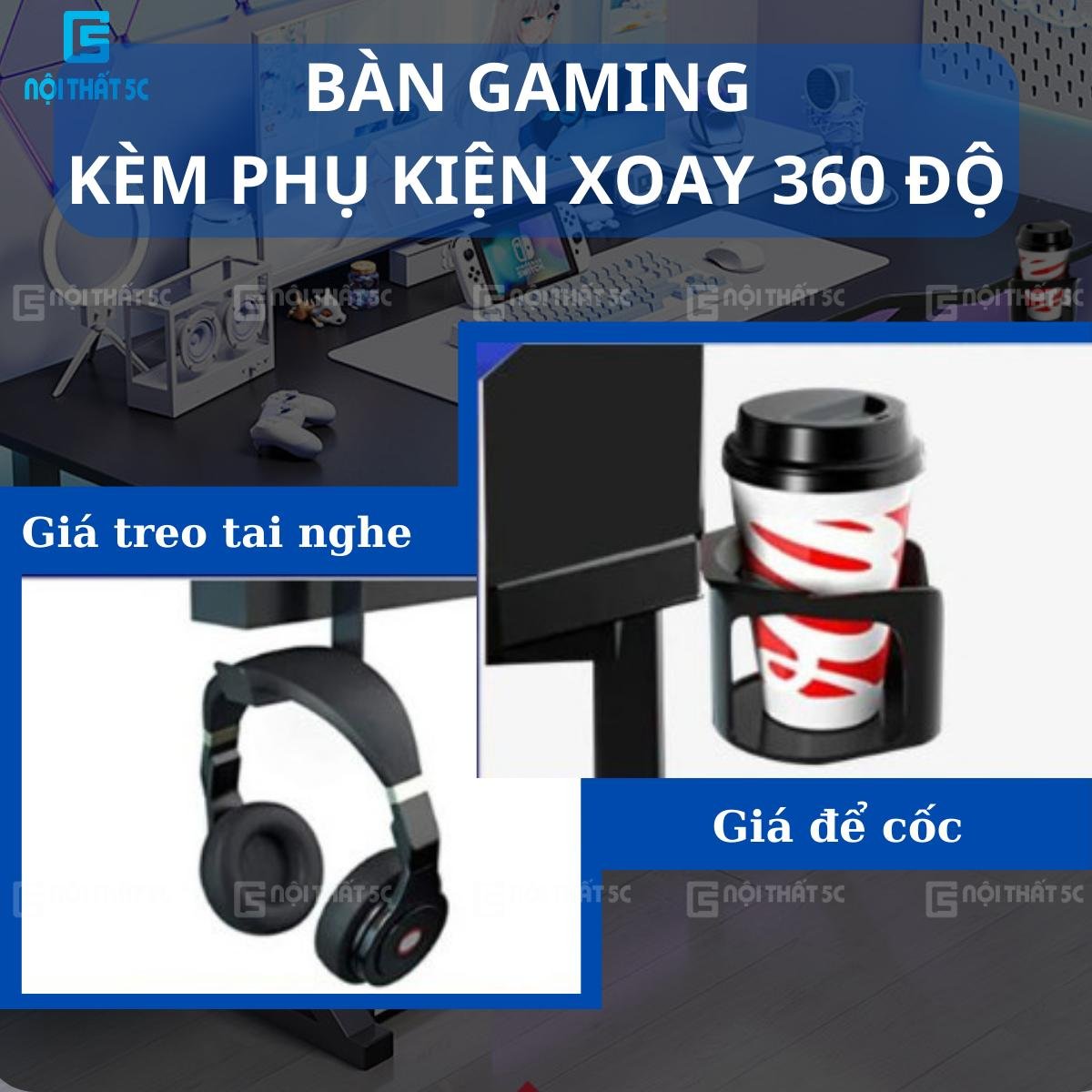 Hướng dẫn lắp đặt phụ kiện cốc + tai nghe