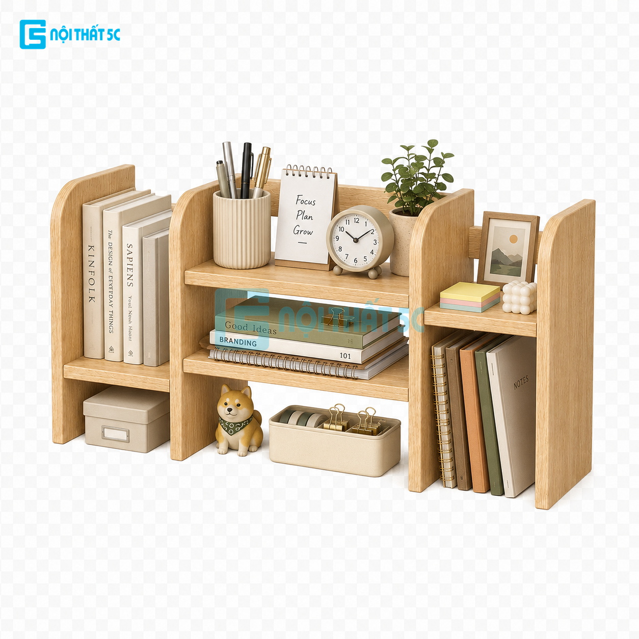 Kệ Sách Để Bàn, Kệ Để Bàn Đa Năng, Giá Sách Mini Trang Trí Bàn Học Bàn Làm Việc