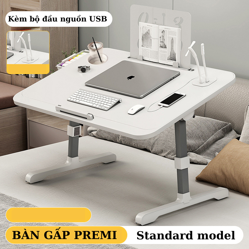Bàn Gấp PREMI ngồi giường gấp gọn Kèm phụ kiện Bàn Gấp Premi Ngồi Giường Gấp Gọn Kèm Phụ Kiện