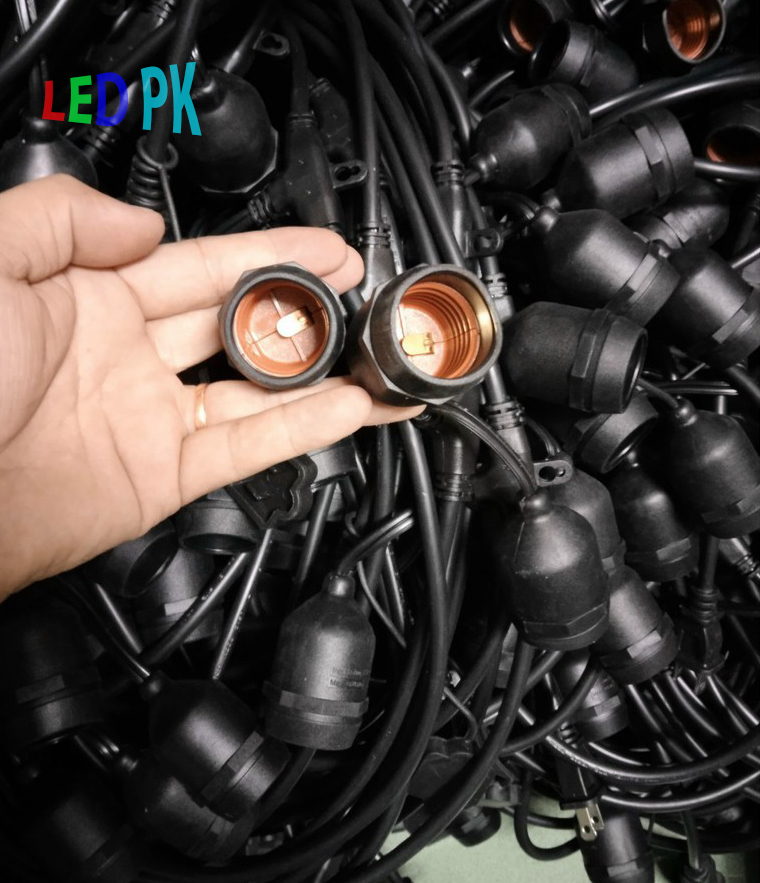 DÂY ĐUI TRANG TRÍ NGOÀI TRỜI, DÂY ĐUI CHỐNG NƯỚC, CHỐNG VA ĐẬP, Lắp sân vườn, trà tranh, cafe, karaoke