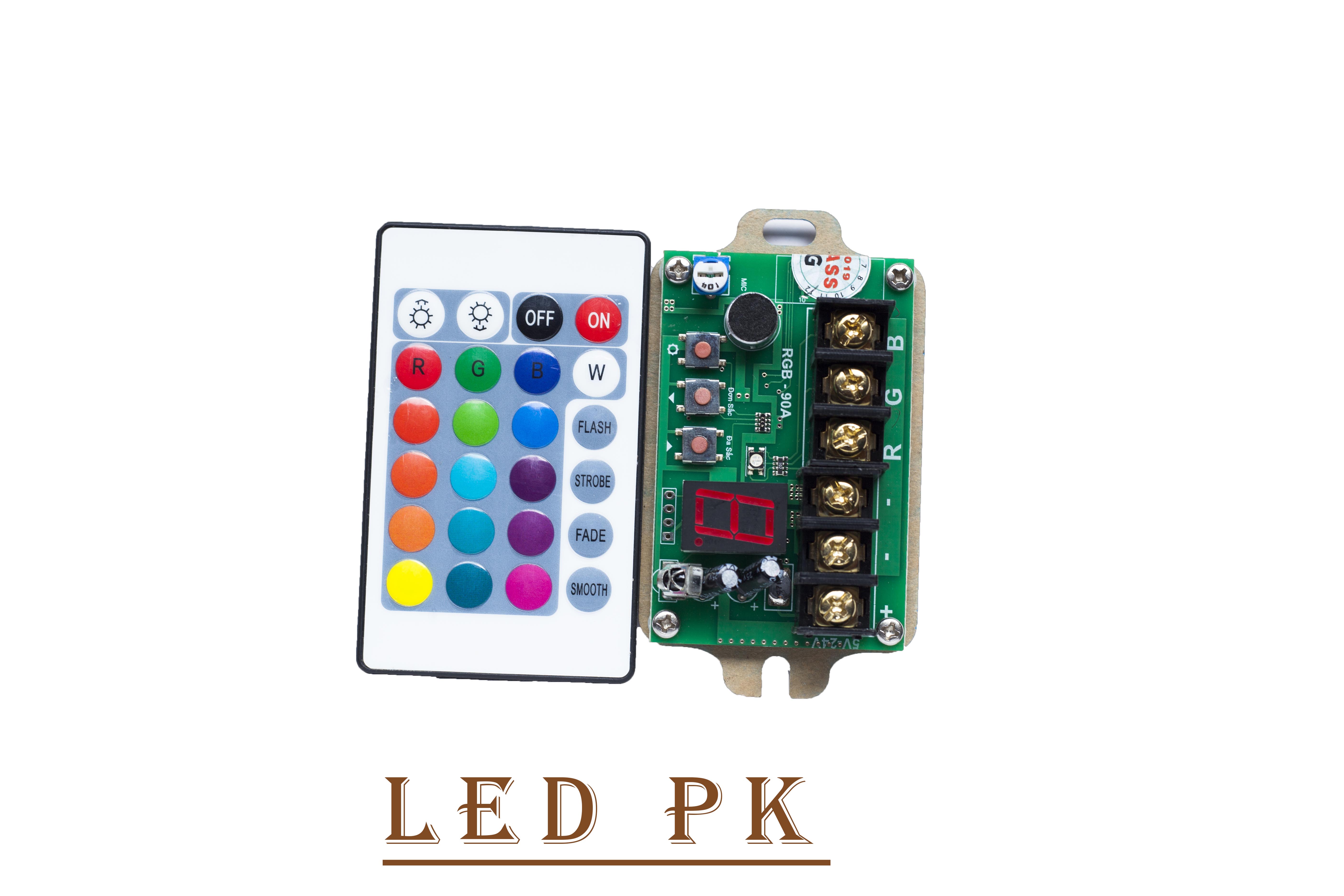 Mạch điều khiển LED RGB 7 màu 45A,90A